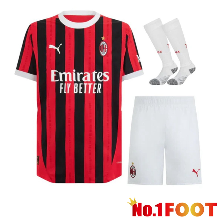 AC Milan Away kit Soccer Jersey (Shorts + Socks) 2024/2025