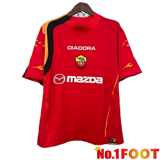 AS Roma Retro Home Soccer Jersey Red 2004-2005