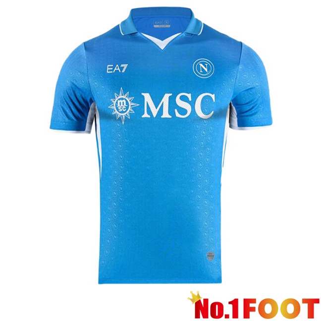 SSC Napoli Home Soccer Jersey Blue 2024/2025