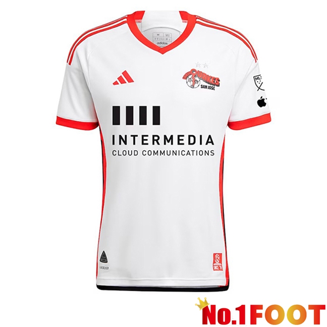 San Jose Earthquakes Away Soccer Jersey 2024/2025 - Click Image to Close