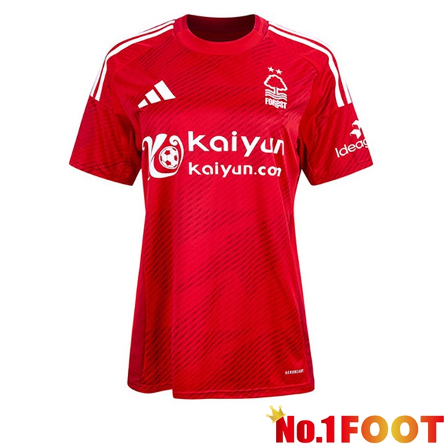 Nottingham Forest Women Home Soccer Jersey 2024/2025 - Click Image to Close