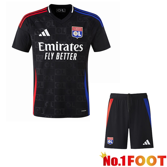 lyon Kids Away Soccer Jersey 2024/2025