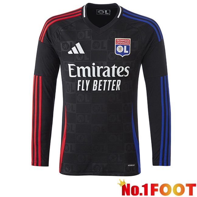 lyon Away Soccer Jersey Long sleeve 2024/2025