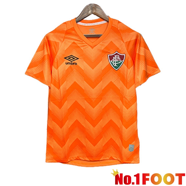 Fluminense Goalkeeper Soccer Jersey Orange 2024/2025