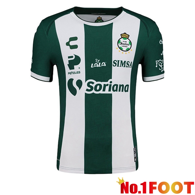 Santos Laguna Home Soccer Jersey 2024/2025 - Click Image to Close