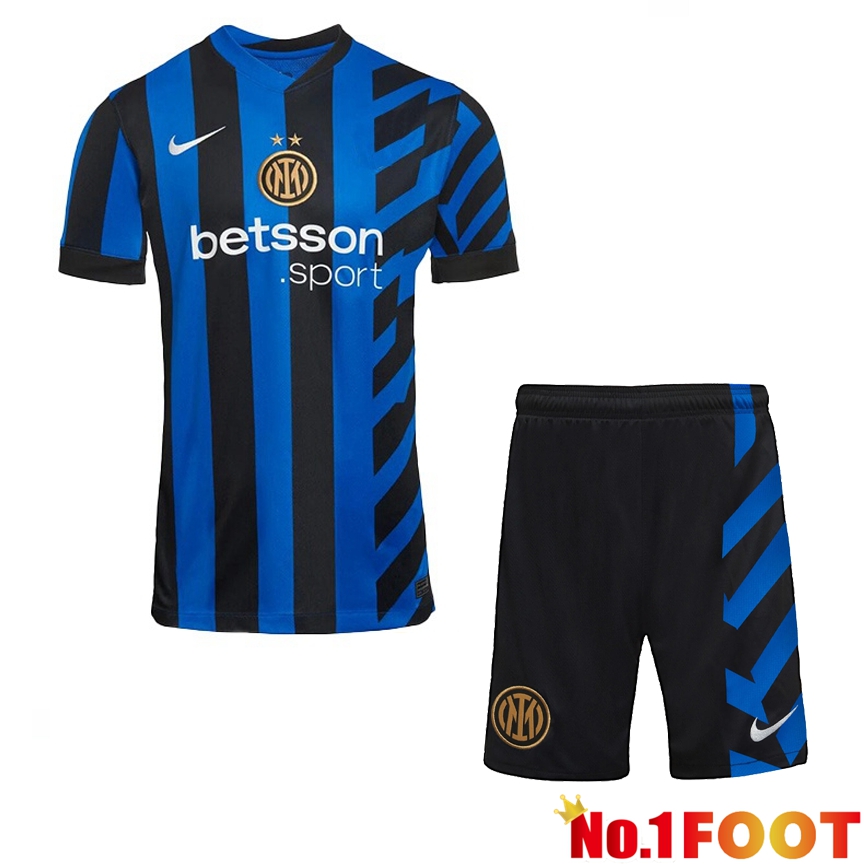 Inter Milan Home kit Soccer Jersey + Shorts 2024/2025