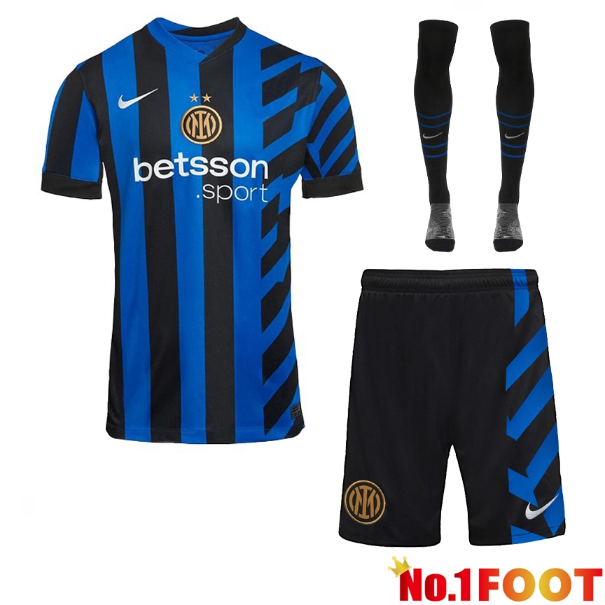 Inter Milan Home kit Soccer Jersey (Shorts + Socks) 2024/2025