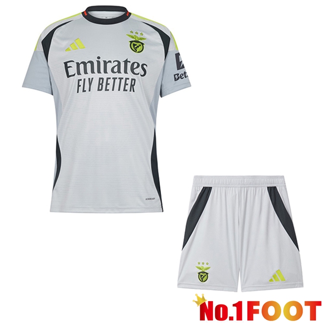 Benfica Kids Third New Soccer Jersey 2024/2025