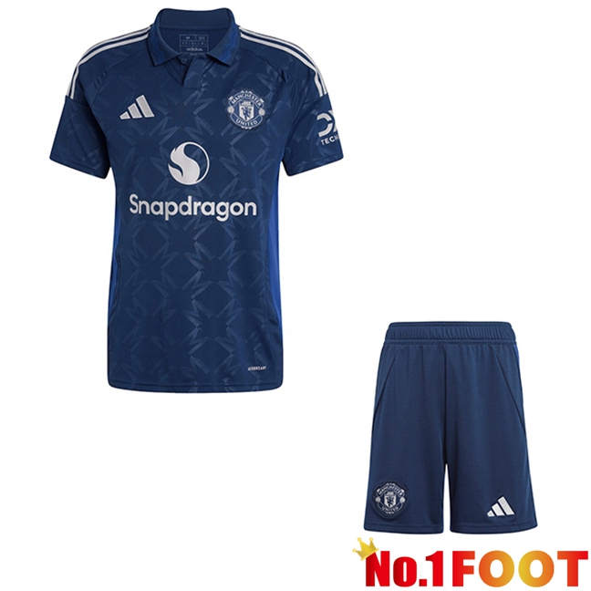 Manchester United Kids Away New Soccer Jersey 2024/2025