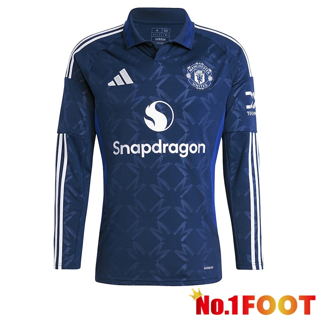 Manchester United Away New Soccer Jersey Long sleeve 2024/2025