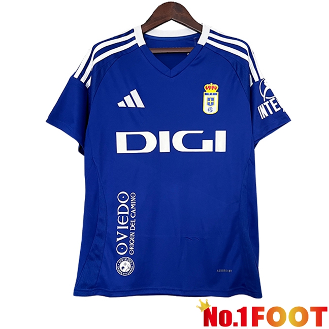 Real Oviedo Home Soccer Jersey 2024/2025