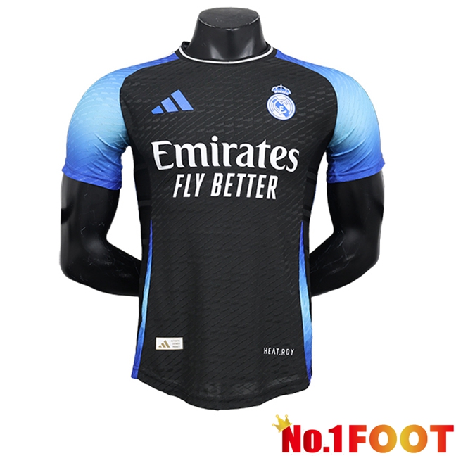 Real Madrid Soccer Jersey Special Edition Black/Blue 2024/2025