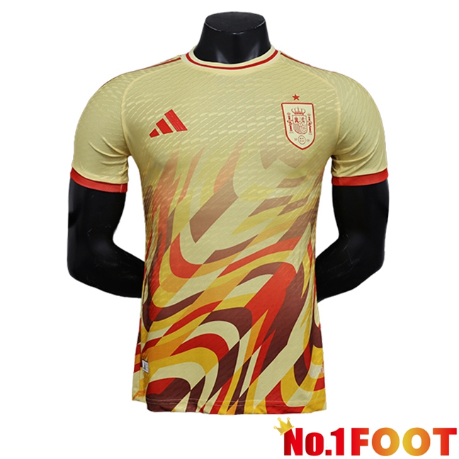 Spain Soccer Jersey Special Edition Yellow 2024/2025