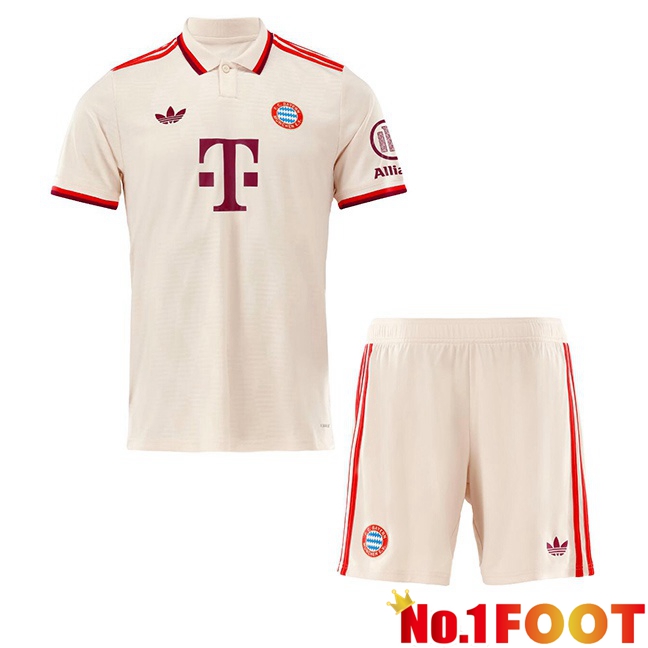 Bayern Munich Kids Third Soccer Jersey Yellow 2024/2025