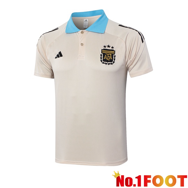 Argentina Soccer Polo Yellow 2024/2025