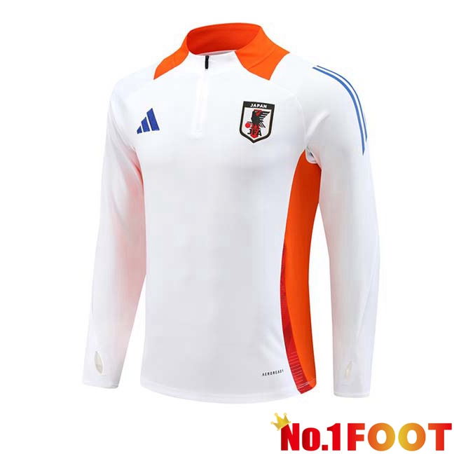 Japan Training Sweatshirt White 2024/2025