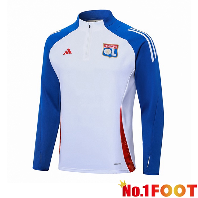 lyon OL Training Sweatshirt White Blue 2024/2025