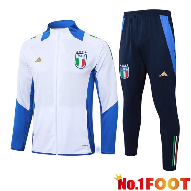 Italy kit Training Jacket Suit White 2024/2025