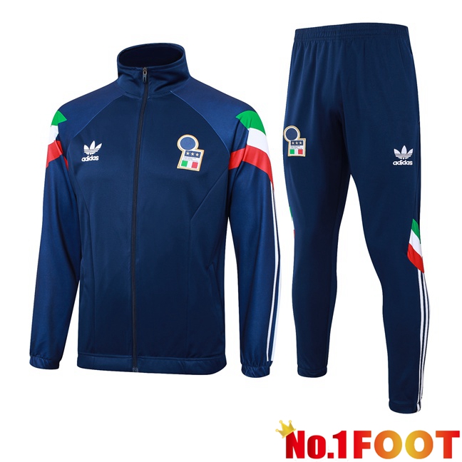 Italy kit Training Jacket Suit Blue Royal 2024/2025