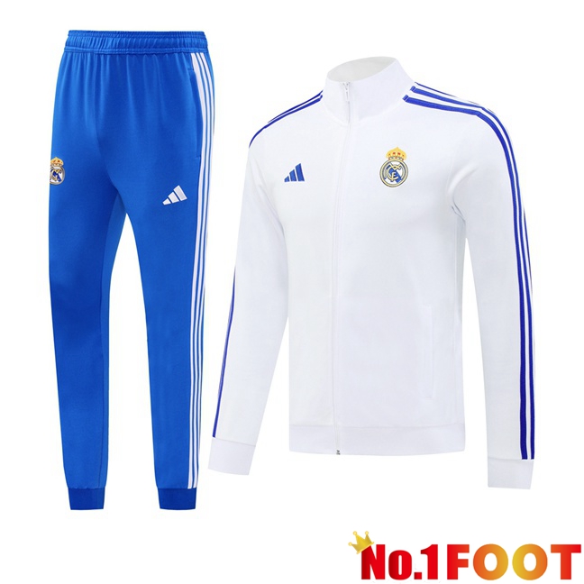 Real Madrid kit Training Jacket Suit White 2024/2025