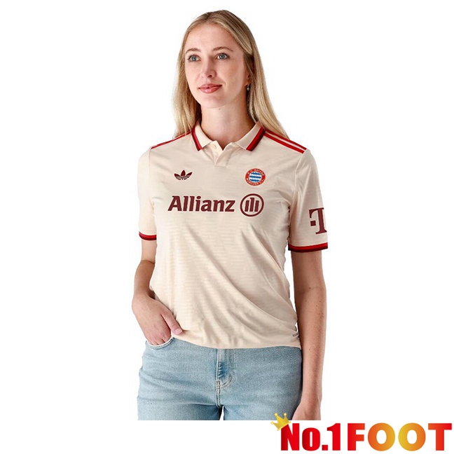 Bayern Munich Women Third Soccer Jersey Yellow 2024/2025