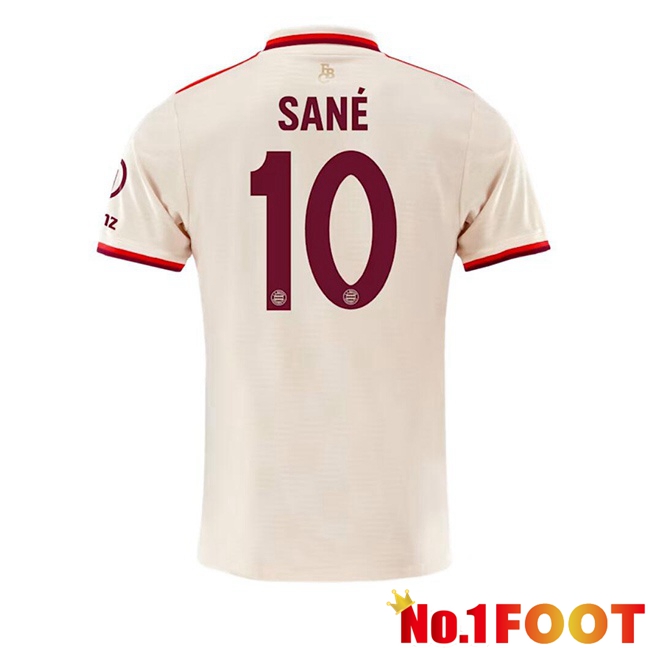 Bayern Munich (Sané 10) Third Soccer Jersey Yellow 2024/2025