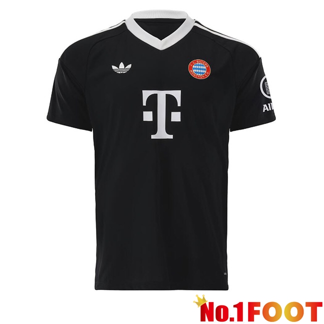 Bayern Munich Goalkeeper Soccer Jersey Black 2024/2025