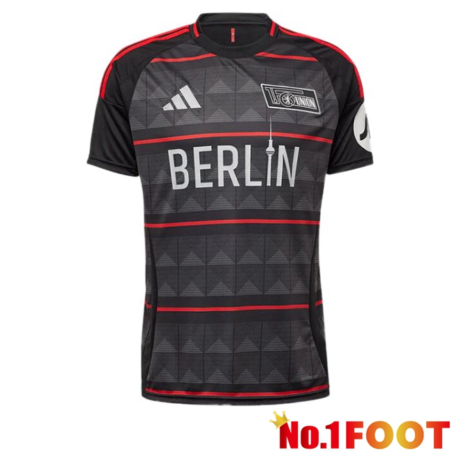 FC Union Berlin Away Soccer Jersey Black 2024/2025