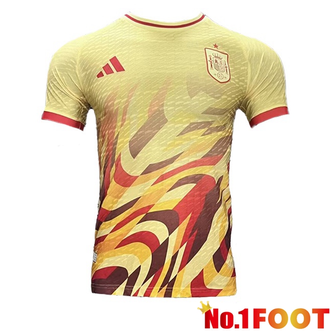 Spain Soccer Jersey Special Edition Yellow 2024/2025