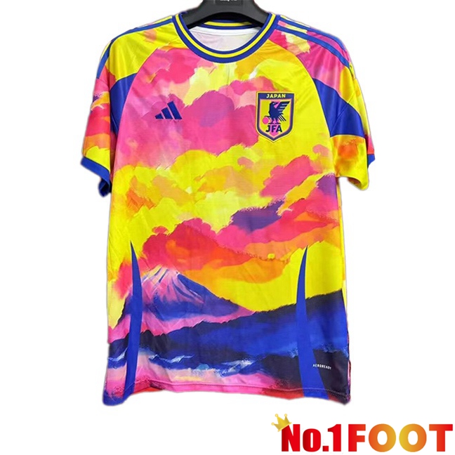 Japan Soccer Jersey Special Edition Yellow Red 2024/2025