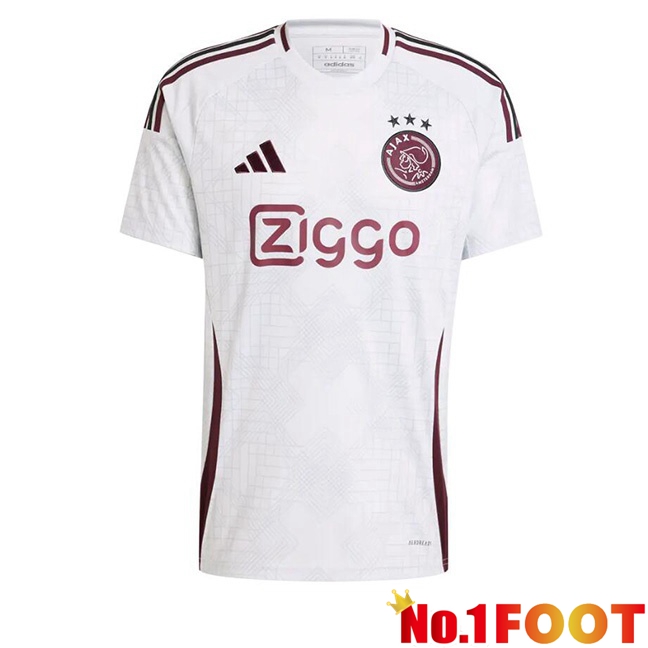 AFC Ajax Third Soccer Jersey White 2024/2025