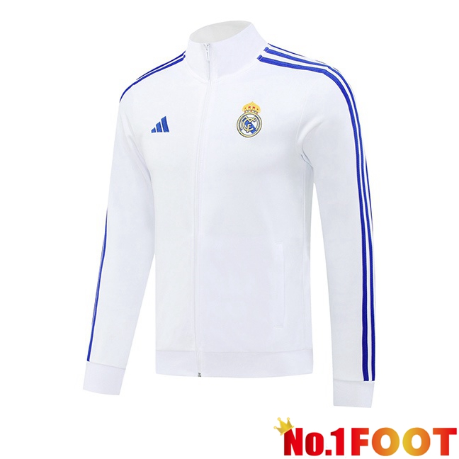 Real Madrid Training Jacket White 2024/2025