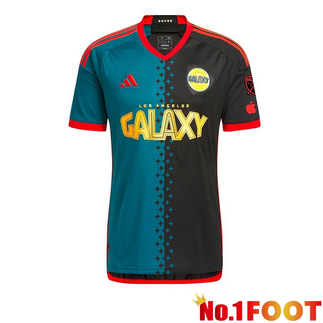 LA Galaxy Third Soccer Jersey Green Black 2024/2025