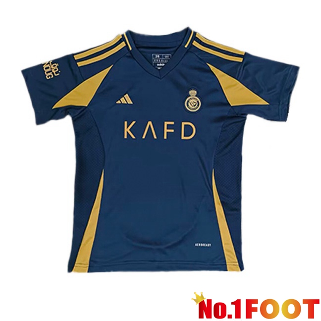 Al-Nassr FC Away Soccer Jersey Blue 2024/2025