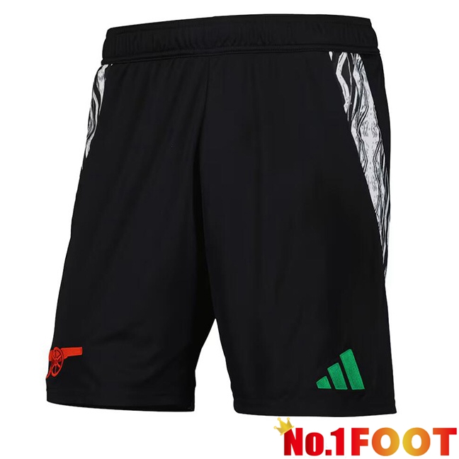 Arsenal Away Soccer Shorts Black 2024/2025