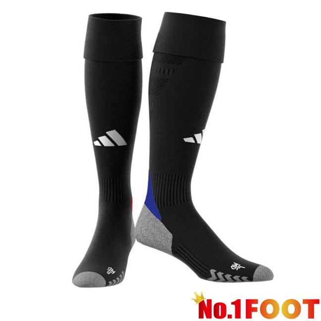 lyon OL Away Soccer Socks Black 2024/2025