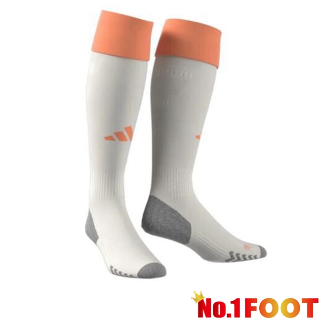 AS Rome Away Soccer Socks White 2024/2025