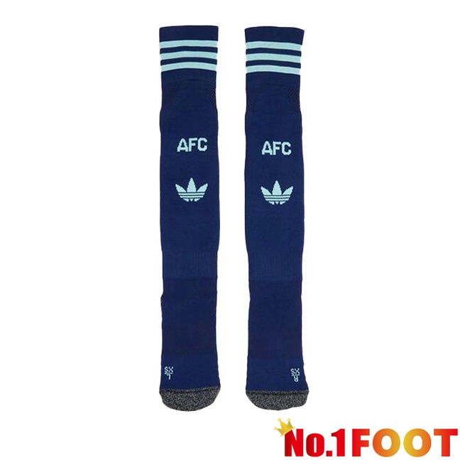 Arsenal Third Soccer Socks Blue 2024/2025