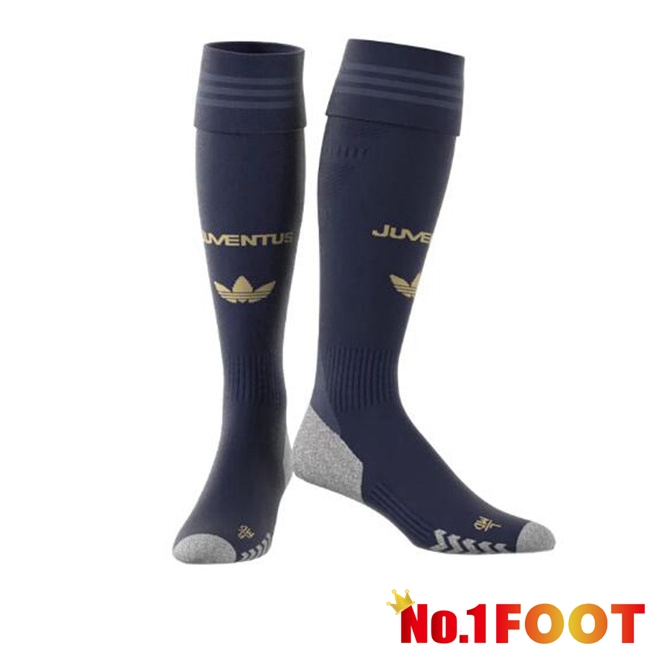 Juventus Third Soccer Socks Blue Royal 2024/2025