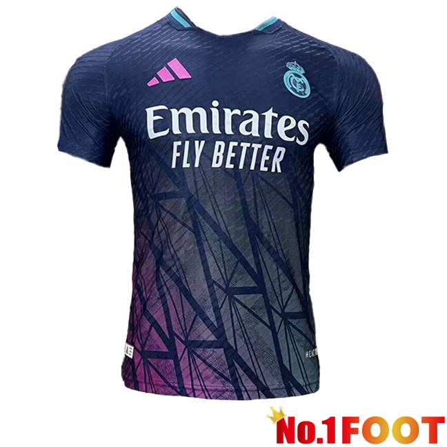 Real Madrid Soccer Jersey Special Edition Blue 2024/2025