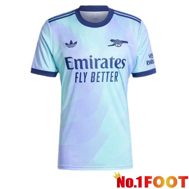 Arsenal Third Soccer Jersey Blue 2024/2025