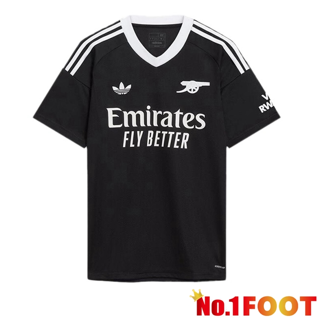 Arsenal Goalkeeper Soccer Jersey Black 2024/2025