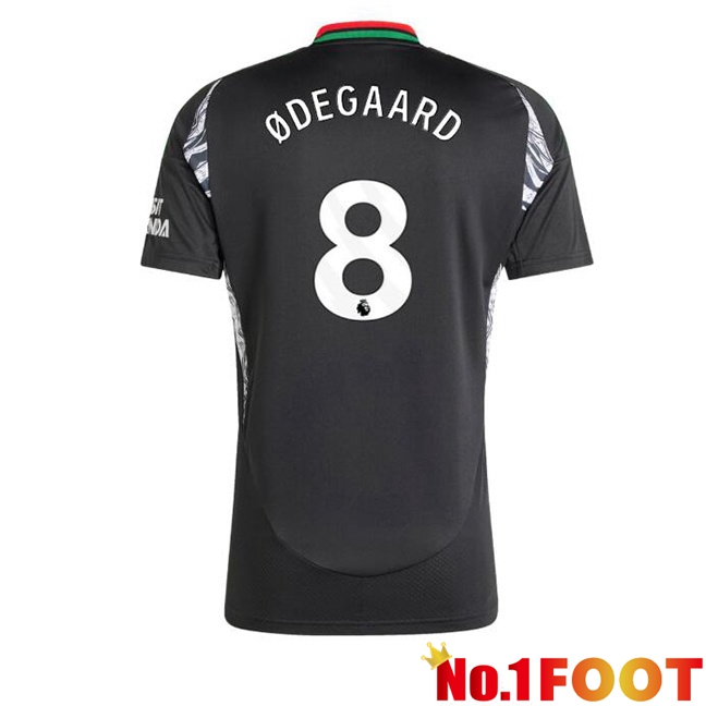 Arsenal (ØDEGAARD 8) Away Soccer Jersey Black 2024/2025