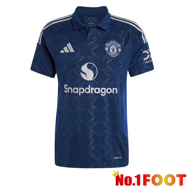 Manchester United Away Soccer Jersey Blue 2024/2025