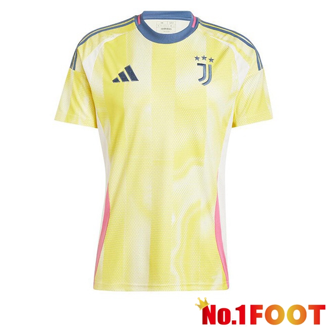 Juventus Away Soccer Jersey Yellow 2024/2025