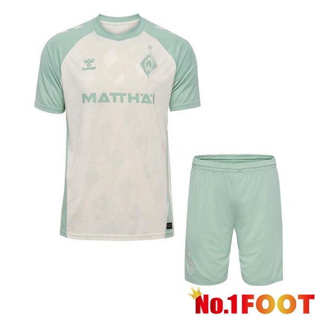 SV Werder Bremen Kids Away Soccer Jersey White 2024/2025