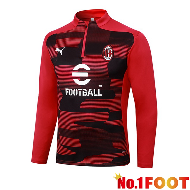 AC Milan Training Sweatshirt Black Red 2024/2025