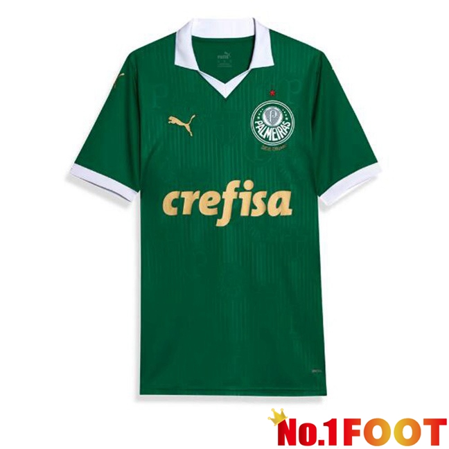 Palmeiras Home Soccer Jersey Green 2024/2025