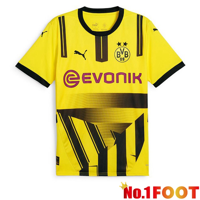 Dortmund BVB Soccer Jersey CUP Yellow 2024/2025 - Click Image to Close