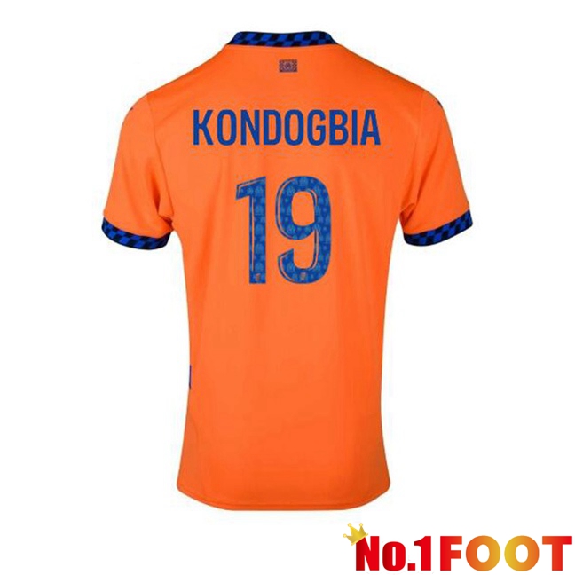 Marseille OM (KONDOGBIA 19) Third Soccer Jersey Orange 2024/2025